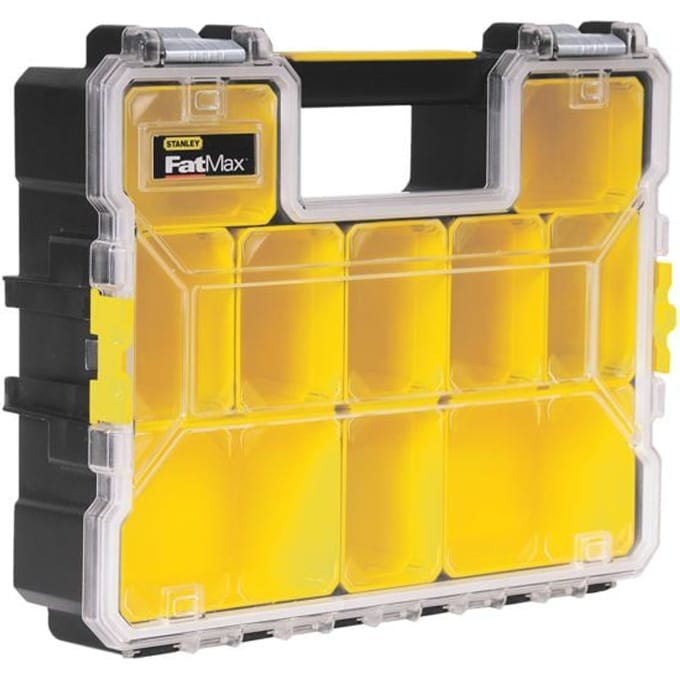 STANLEY FatMax Assortimentskoffer Universeel (l x b x h) 446 x 109 x 330 mm Aantal vakken: 10 Inhoud 1 stuk(s)