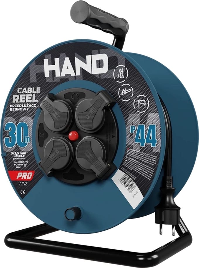 Plast-Rol Hand Line - Kabelhaspel - 30m - 16A - IP44
