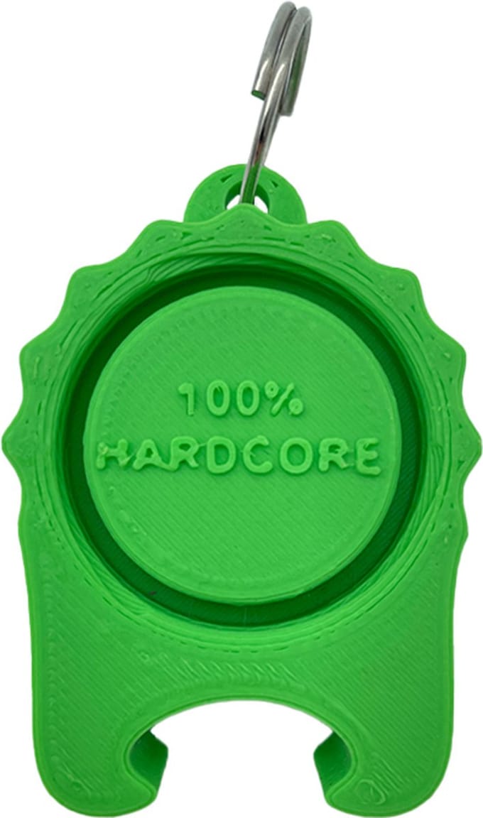 100% Hardcore PartyCap | De universele festivaldop met bieropener | Neon Groen