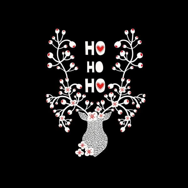 Ho Ho Ho Women's T-Shirt - Black - 3XL