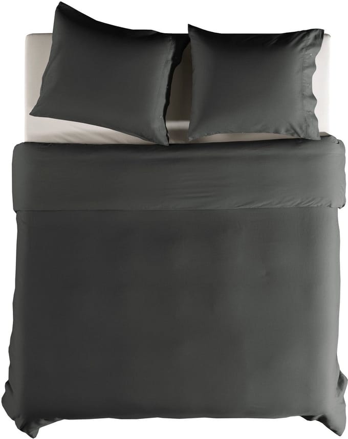 Yellow Dekbedovertrek Cialda - Eenpersoons - 140x200-220 cm - Pewter Grey