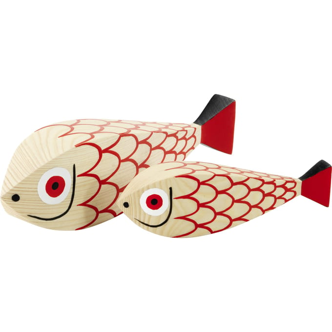 Vitra - Wooden Dolls Mother Fish and Child - meerkleurig