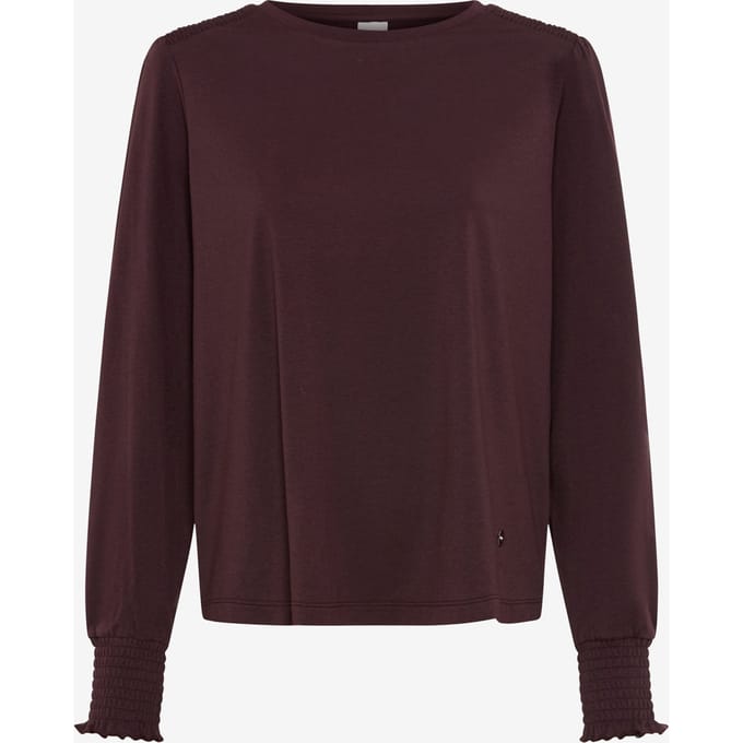 Brax Dames Shirt  Style CAITLIN L blackberry violet, donkerpaars, maat 34