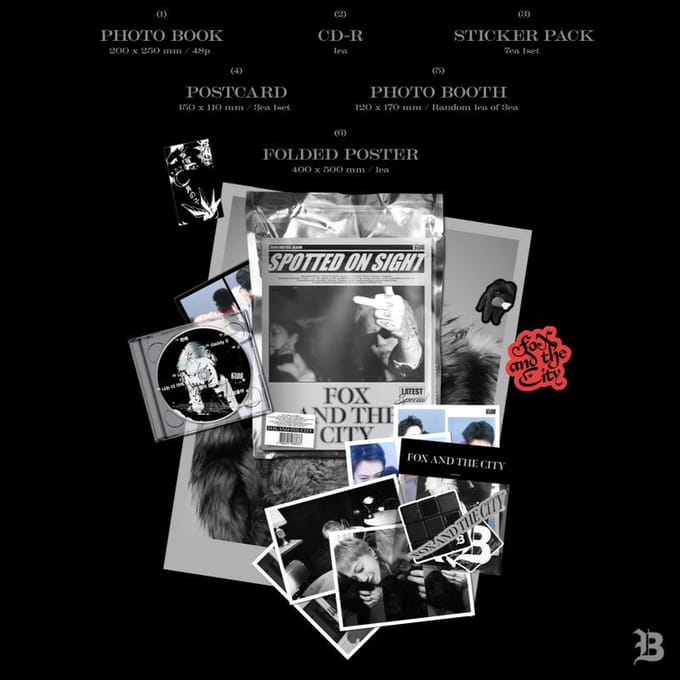 BLOO Fox and the City 3e album + gratis cadeau 1EA gray