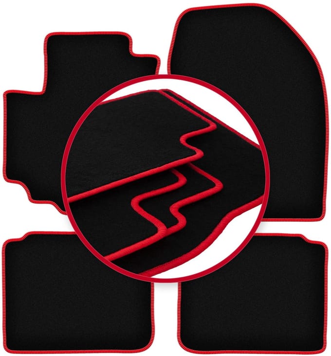 CARLUX-RED automatten voor: Suzuki SX-4 S-Cross FL crossover (2018-)