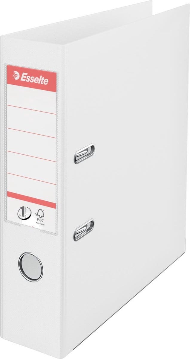 Ordner Esselte Vivida A4 75mm PP wit - 10 stuks
