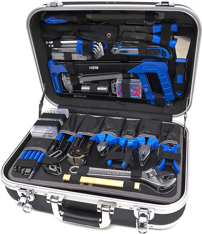 HBM 228 Delige Professionele Gereedschapskoffer, Gereedschapsset