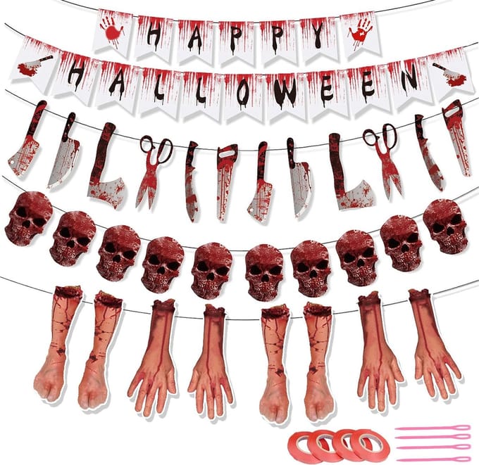 Solacis Halloween Decoratie - Slinger - Halloween versiering - Horror - Eng - Must have voor halloween!