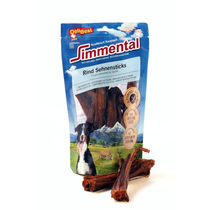 250g Delibest Simmental Runderpees sticks hondensnacks