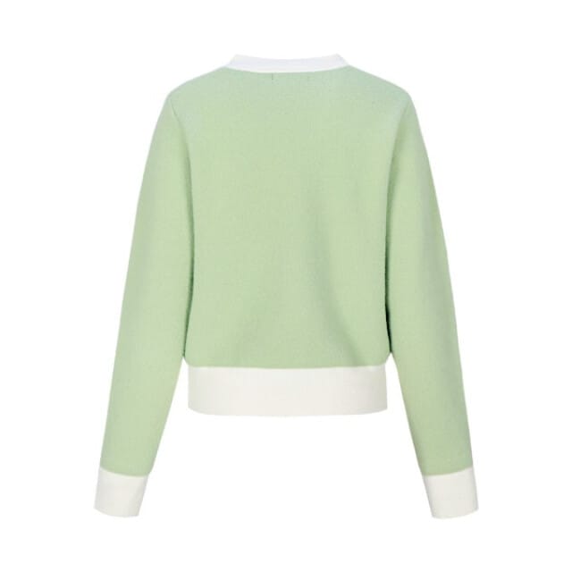G-Maxx jasje Maisy knit - Moss/Woolwhite
