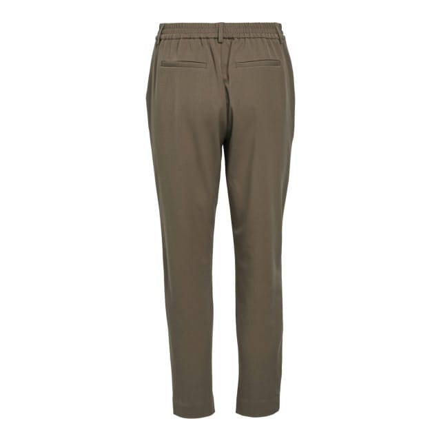 Object bruine dames broek   Slim Fit   Steekzakken   Elastische boord   Duurzaam   Regular waist Bruin 38