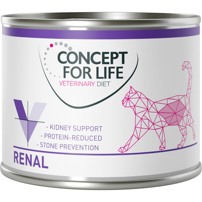 6x200 g Renal met kip Concept for Life Veterinary Diet nat kattenvoer