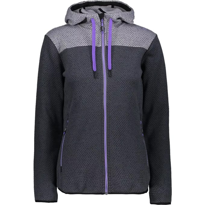 Cmp 39h0866 Heavy Fix Fleece Met Kap Grijs S Vrouw