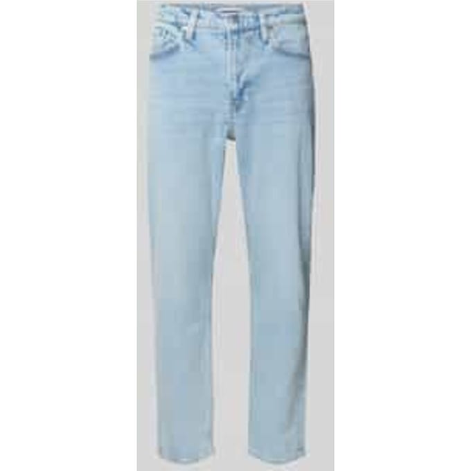 tapered fit jeans van katoenmix model 'MAAKX'