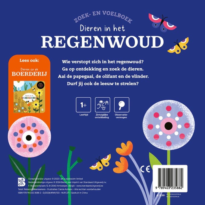 Boek Zoek En Voelboek Dieren In Het Regenwoud