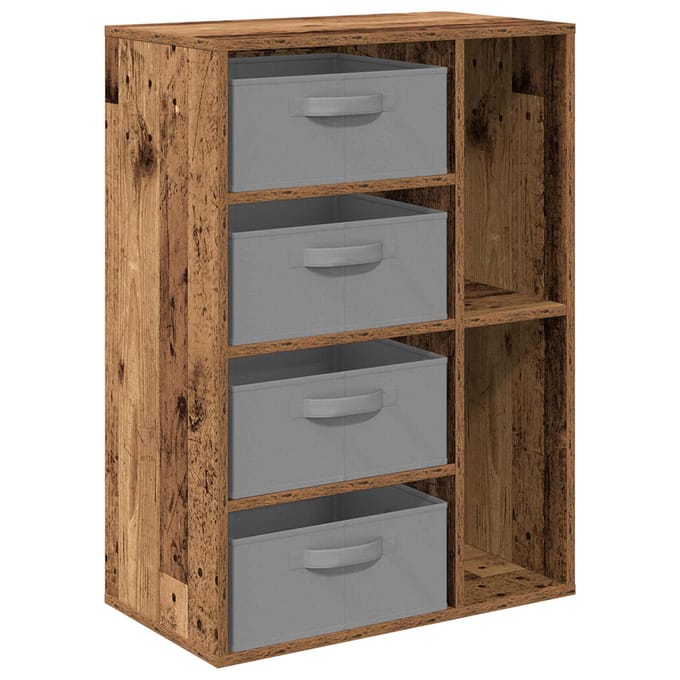 vidaXL - Dressoir - Oud - hout - 60 - x - 33,5 - x - 84 - cm