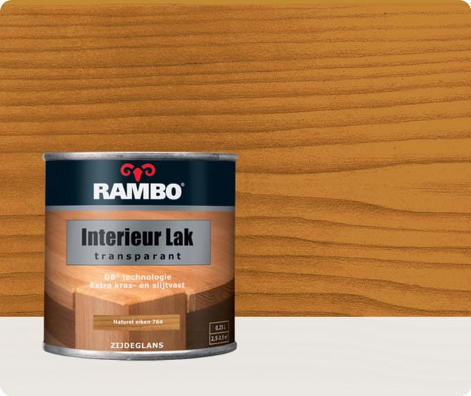 Rambo Interieur Lak Transparant 0,25 liter - Natureleiken