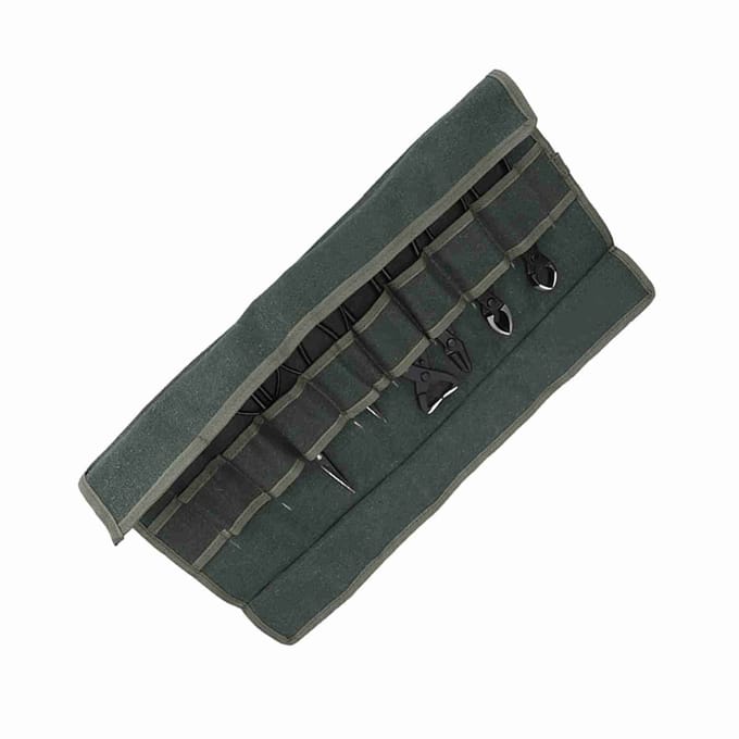 6 stuks Multifunctionele Bonsai Plant Boom Scharen Snoeien Knipgereedschap Set met Opbergtas black