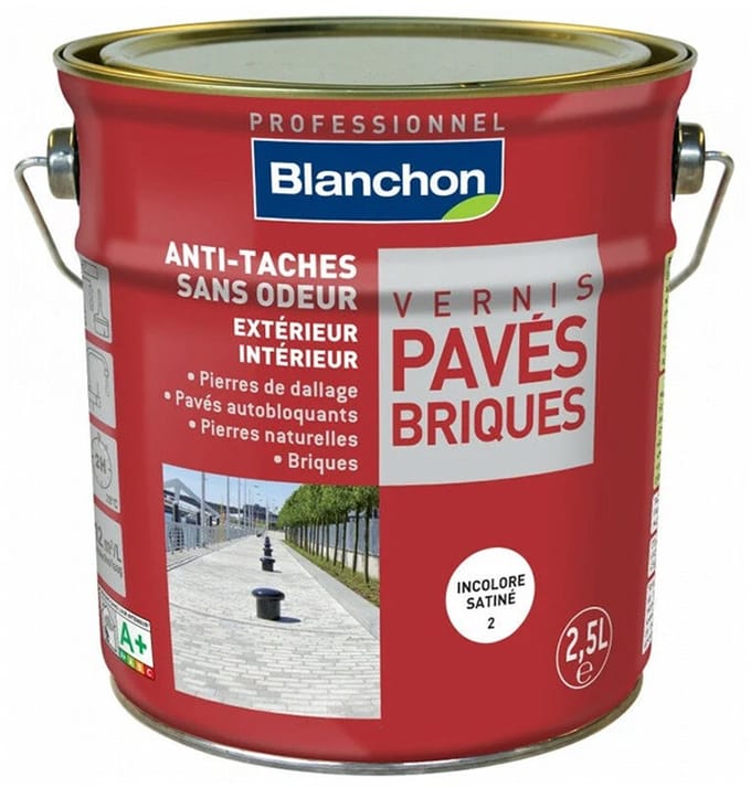 Blanchon vernis pour pavé et brique Satin 2,5L