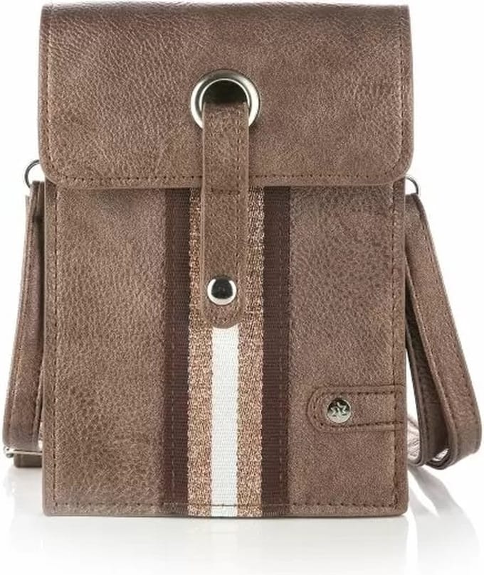 Tas Idaho - Brons - Telefoontasje