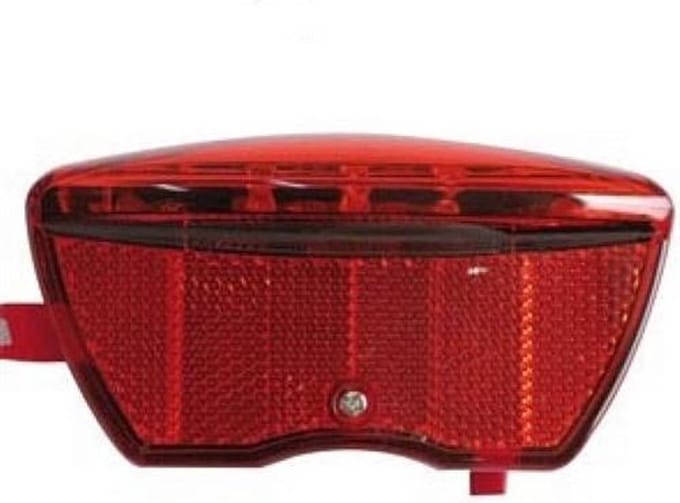 LED fiets achterlicht op batterijen 3-leds