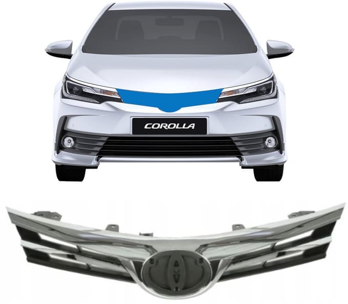 Grill voor Toyota Corolla 2013-2019