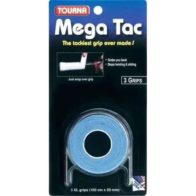 Set van 3 tennis handvatten Tourna Mega Tac