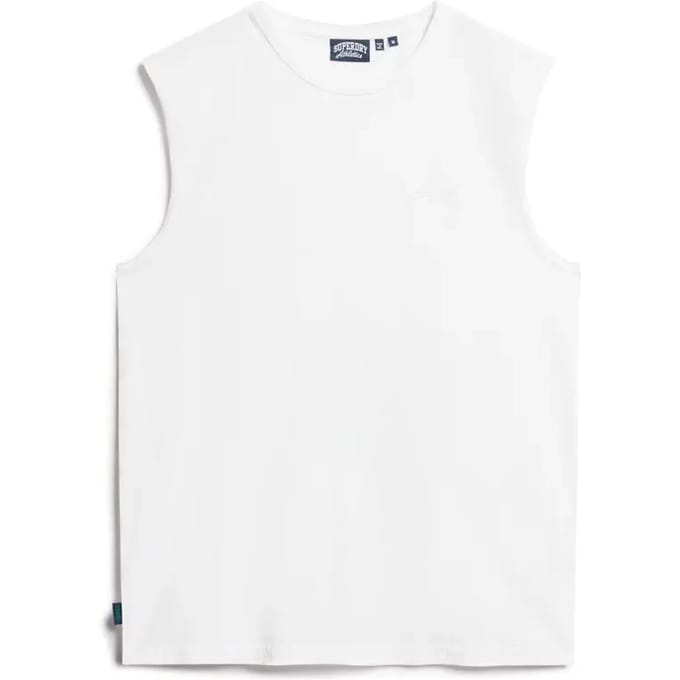 Biokatoenen tanktop met logo Superdry Essential