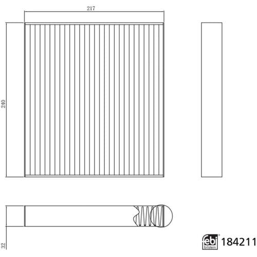 Cabinefilter FEBI BILSTEIN 184211