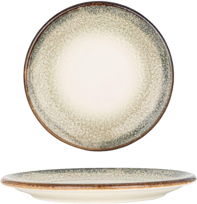 By Bone Dessertbord - Spazio - Porselein - 21 cm - set van 6