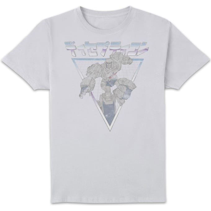 Transformers Megatron Retro Japans t-shirt - Wit - S