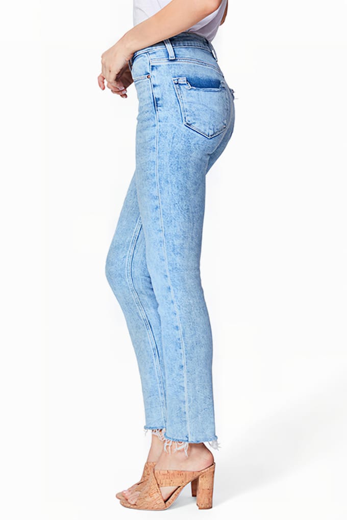 PAIGE Hoxton Slim Raw Hem Mariska Taglia: W24 | Jeans Slim Fit Outlet | Donna