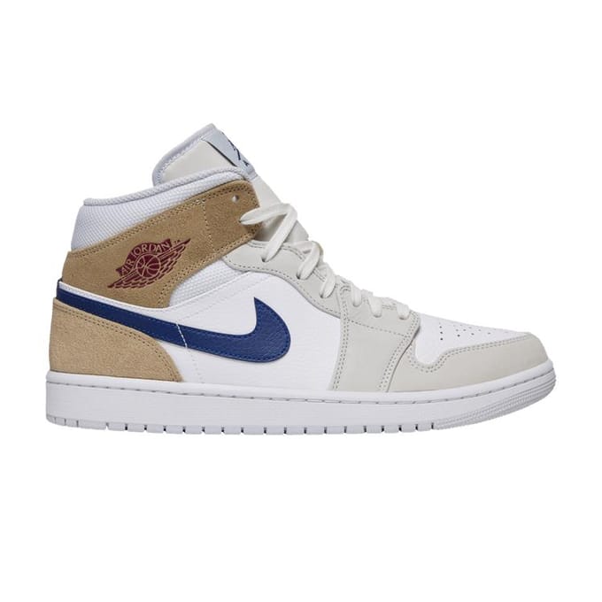 Air Jordan 1 Mid 'Blanc Kaki Bleu Vide' 42.5 white