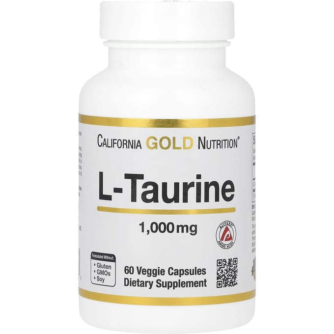 L-Taurine, Ajipure, 1.000Mg, 60 Vegetarische Capsules