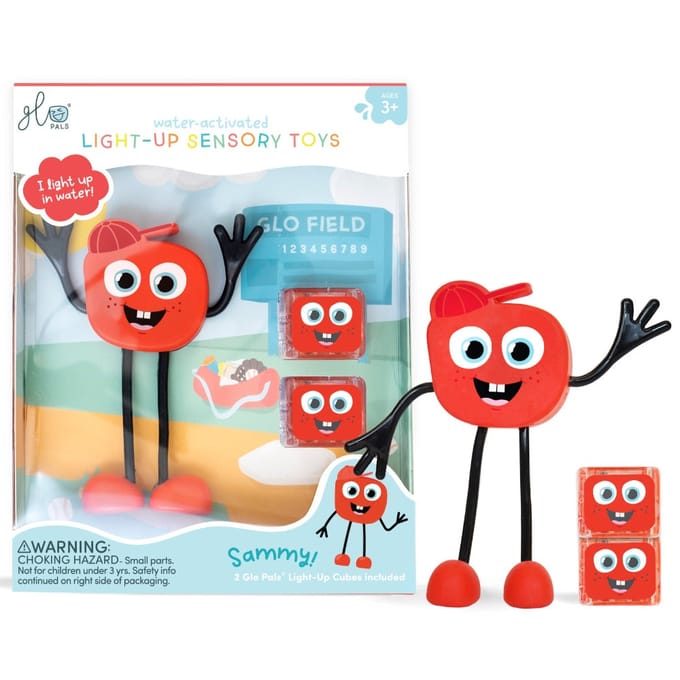 Glo Pals Sammy, Light Up Cubes, Characters, Rood, 1+2 stuks