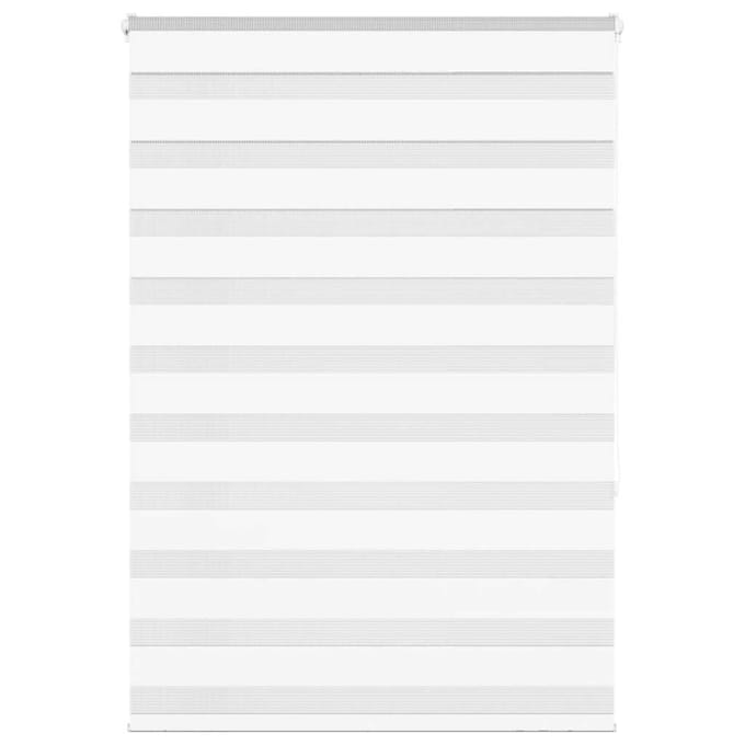 vidaXL - Zebra - rolgordijn - 105x150 - cm - stofbreedte - 100,9cm - polyester - wit