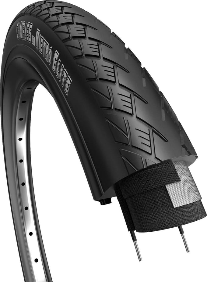 Buitenband Edge Metro Elite Tour 28 x 1 ½/ 40-635mm - zwart met witte lijn