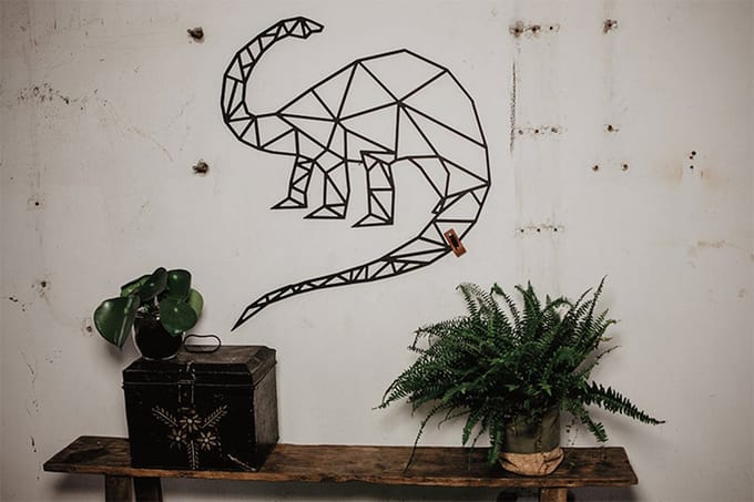FBRK. Geometrische Brontosaurus M - Chalky Grey