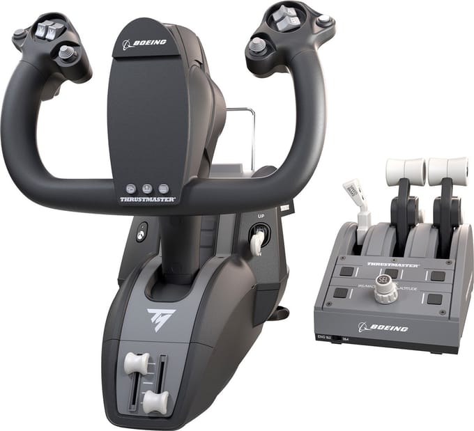 Thrustmaster TCA Yoke Pack Boeing Edition - Flight Control Systeem - rudder met quadrant - Voor PC/XBOX Series X|S