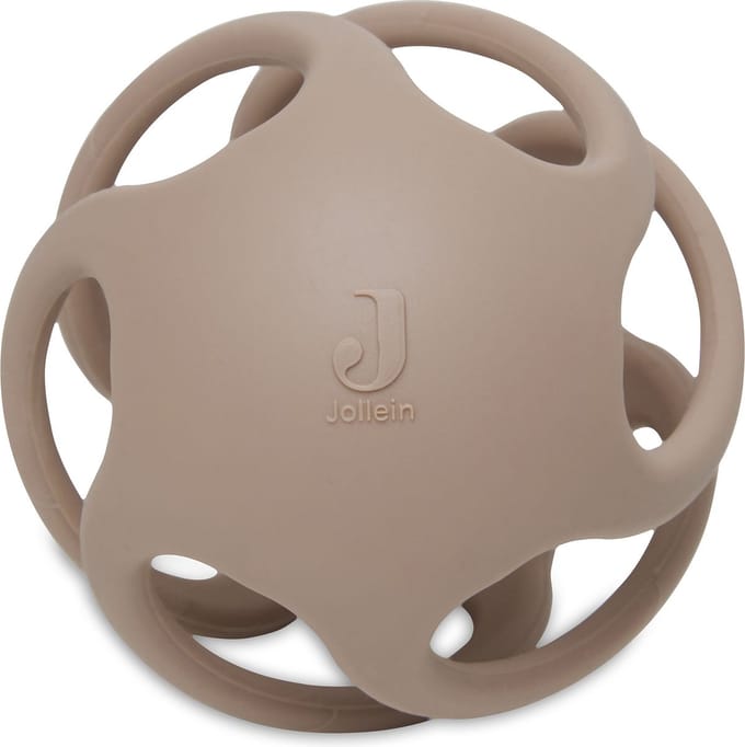 Jollein Bijtring bal Siliconen Ø 9,5cm Biscuit