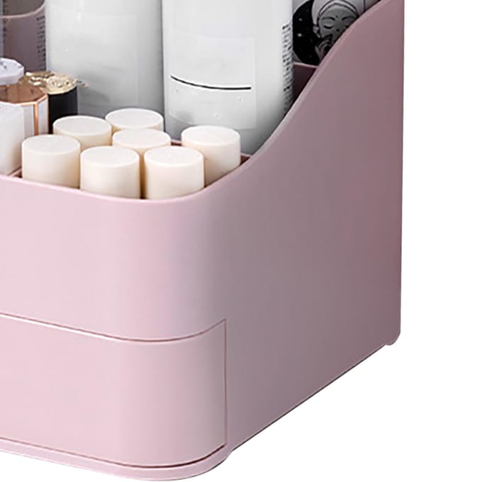 Make-up Organizer met Lades Cosmetische Opbergcontainer Plastic Displayhouder voor Penselen gray