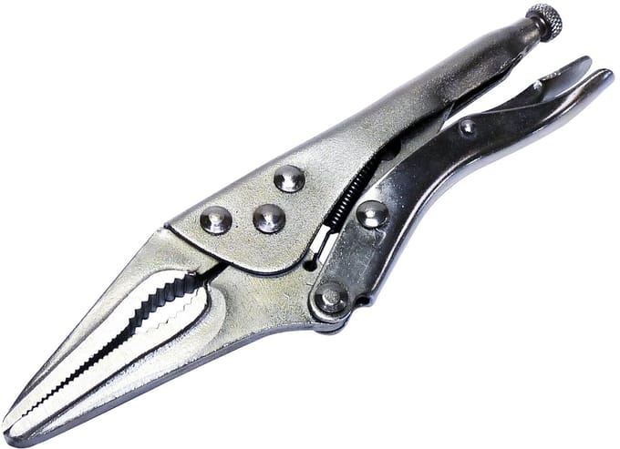 Neus Tang - Lang Grijp - Precisiewerk - Ergonomische Greep - Lang Model - Zwart