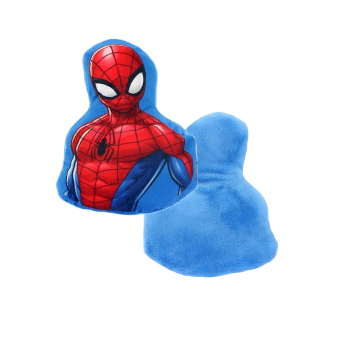 Spiderman gevormd mini kussen - 15 cm