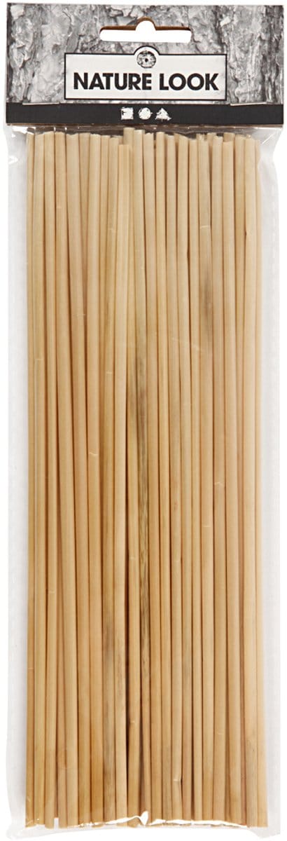 Stro, L: 22 cm, dikte 1-3 mm, 50 stuk/ 1 doos