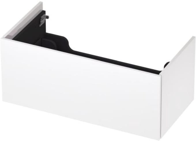 INK - Onderkast 1 Lade Push 2 Open Bestaande Uit - 900x450x376 Mm - Hoogglans Wit