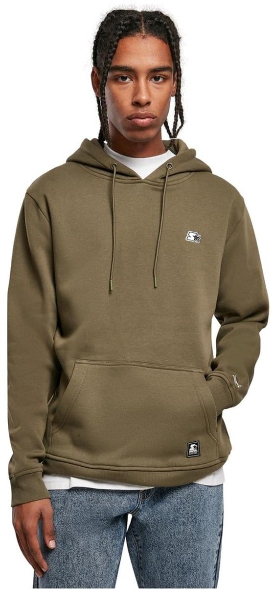 Starter Black Label - Essential Hoodie/trui - S - Olijfgroen