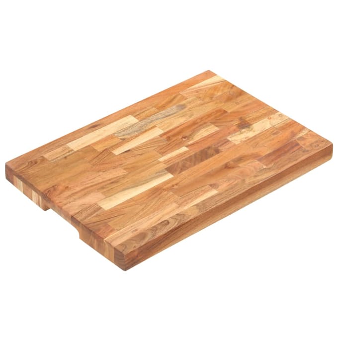 vidaXL - Hakblok - 50x35x4 - cm - massief - acaciahout