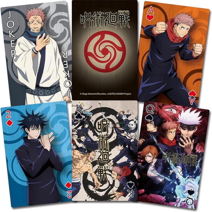 Jujutsu Kaisen Groep Speelkaarten Set - Verzamelkaarten en Spel