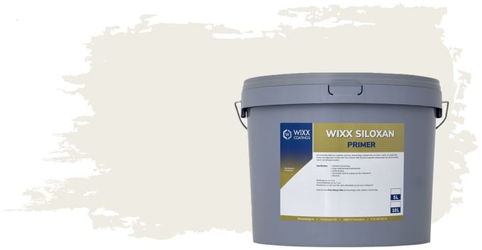 Wixx Siloxan Buitenprimer - 5L - RAL 9010 | Zuiver Wit