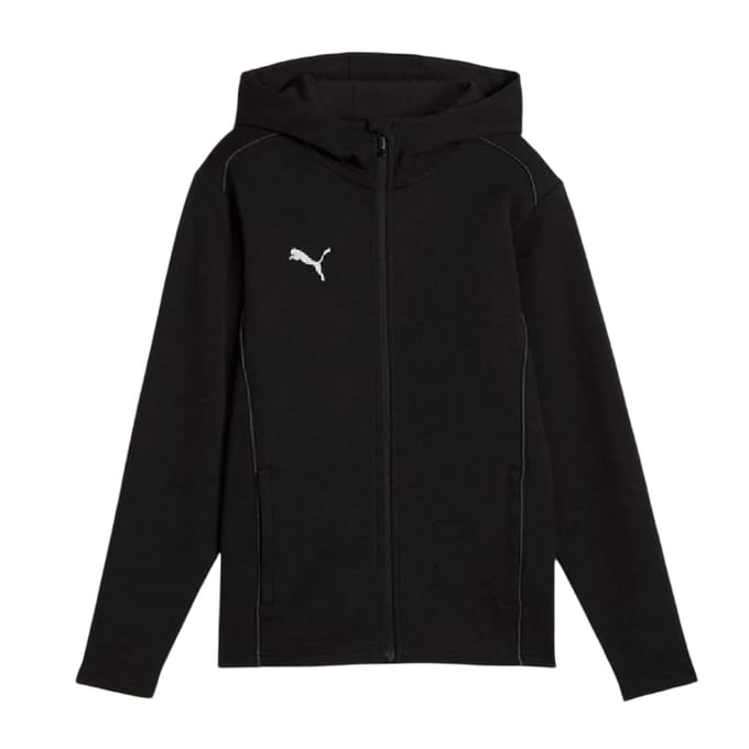 Puma Kinder/Kids TeamFINAL Casuals Jas met capuchon (Zwart)